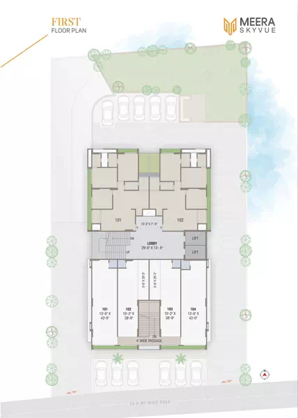 1st floor layout plan