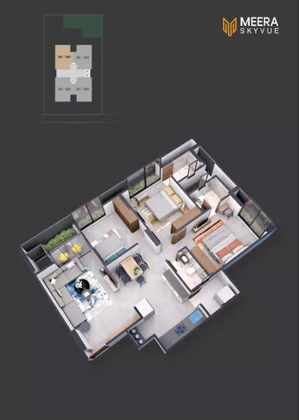 typical unit section plan